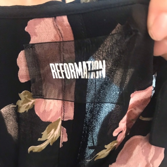 REFORMATION Floral Print Mini Dress - Picture 5 of 6